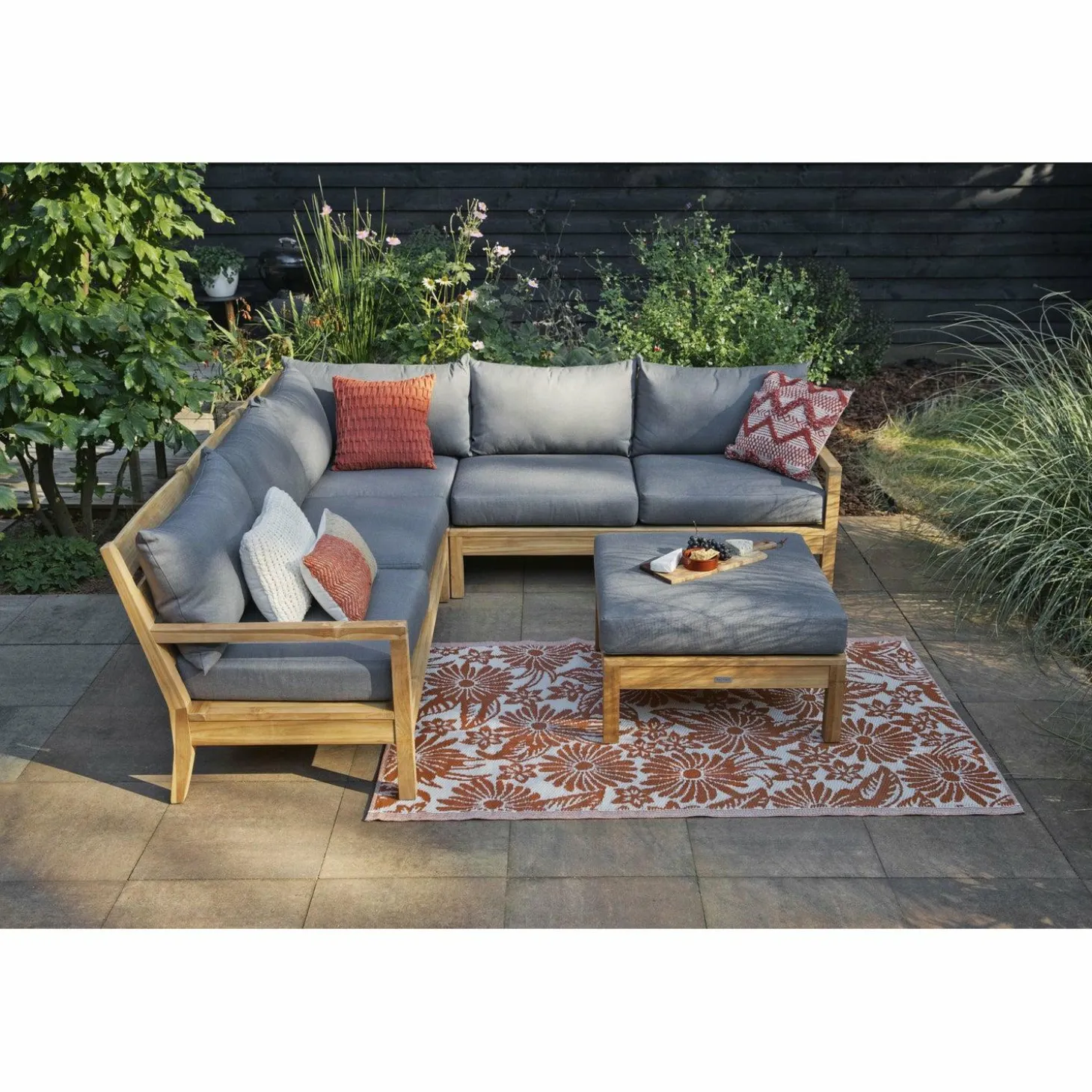 Loungeset St. Peter Teakhout - Loft24.nl