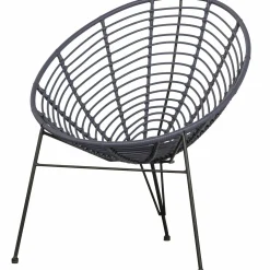 Loungestoel Jane - Donkerblauw - Loft24.nl