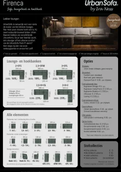Modulaire Bank Firenca - zelf samenstellen - Loft24.nl