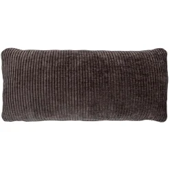 Mojo kussen geweven ribstof bruin - Loft24.nl