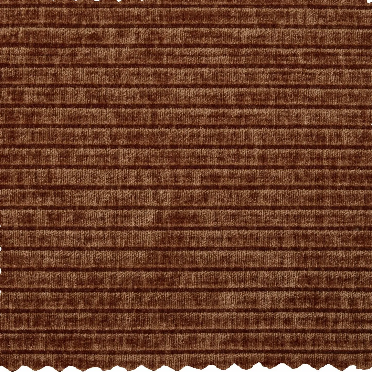 Mojo kussen geweven ribstof roestbruin - Loft24.nl