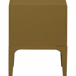 Nachtkastje Merge Met 2 lades, kleur Honing Geel - Loft24.nl