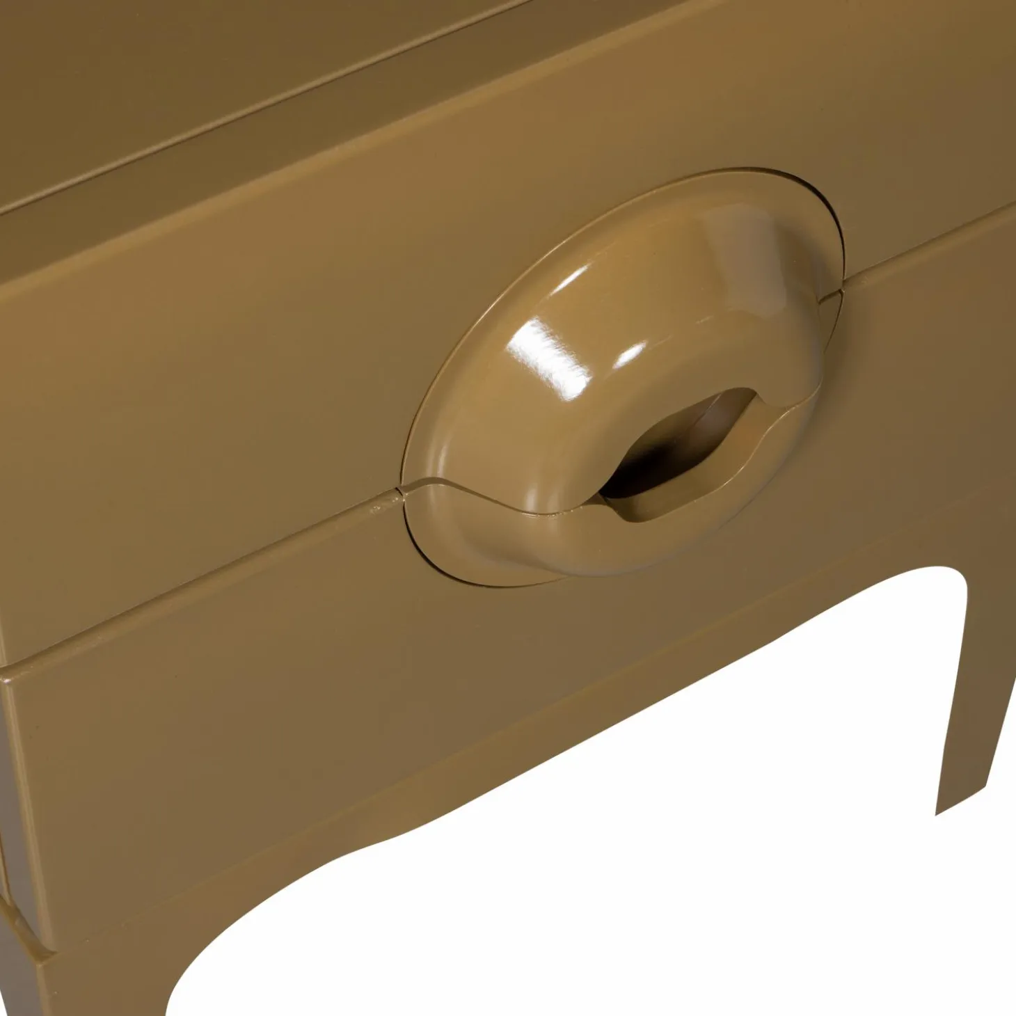 Nachtkastje Merge Met 2 lades, kleur Honing Geel - Loft24.nl