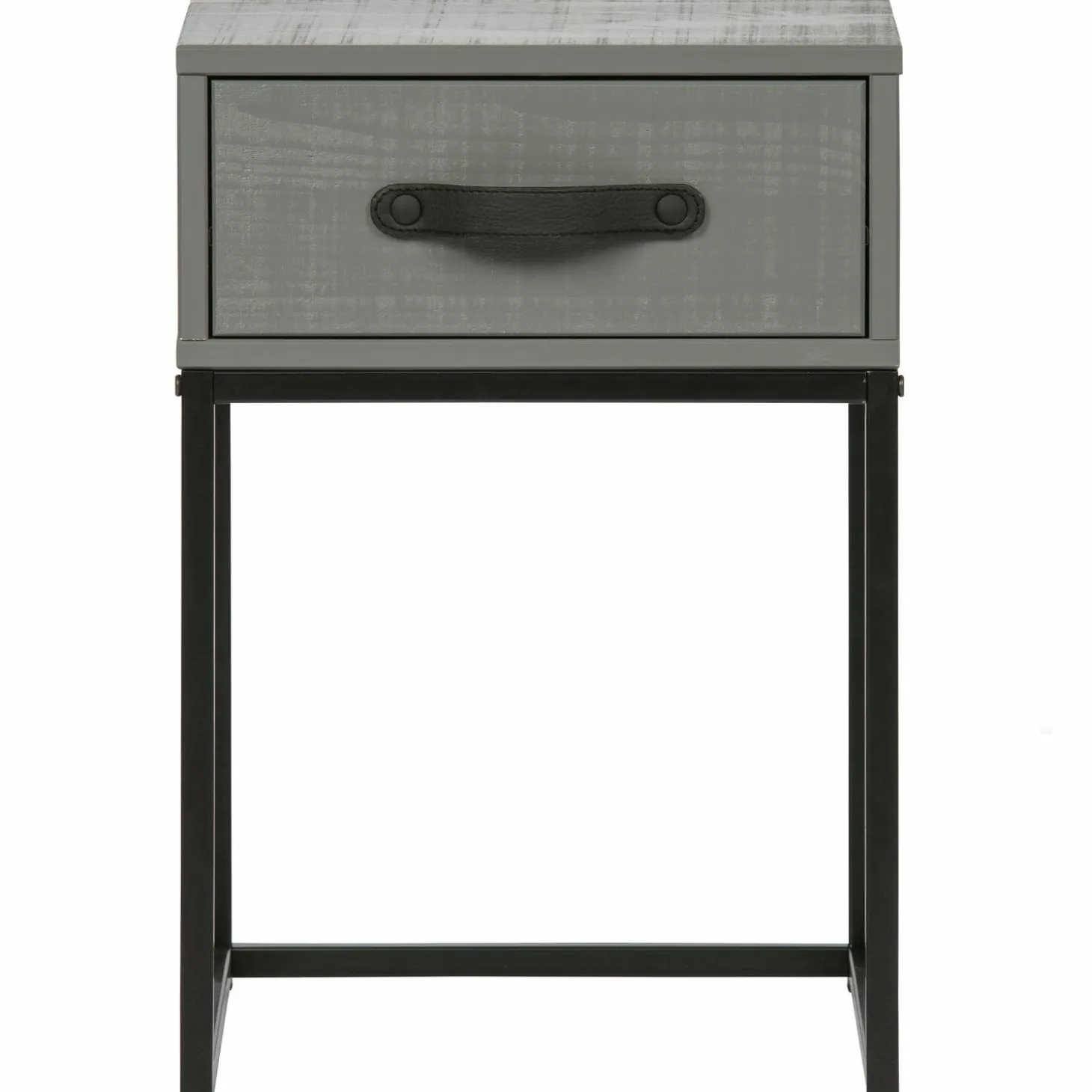 Nachtkastje Morris met 1 lade, kleur Leem - Loft24.nl