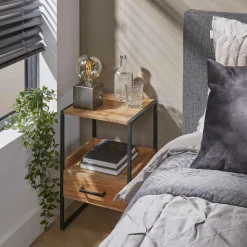 Nachtkastje Niche Acaciahout - Naturel - Loft24.nl