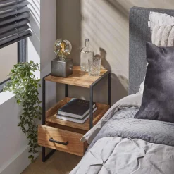 Nachtkastje Niche Acaciahout - Naturel - Loft24.nl