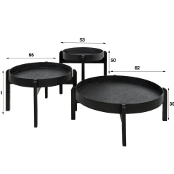 Nachtkastje Niche Acaciahout - Naturel - Loft24.nl