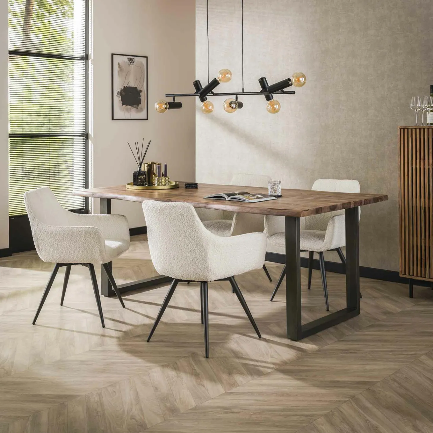 Nachtkastje Niche Acaciahout - Naturel - Loft24.nl