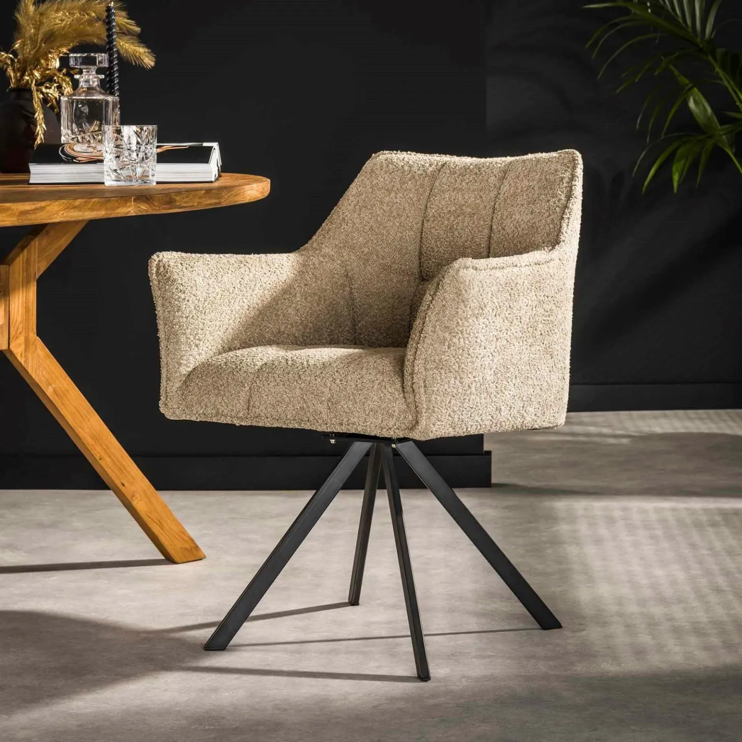 Nachtkastje Niche Acaciahout - Naturel - Loft24.nl