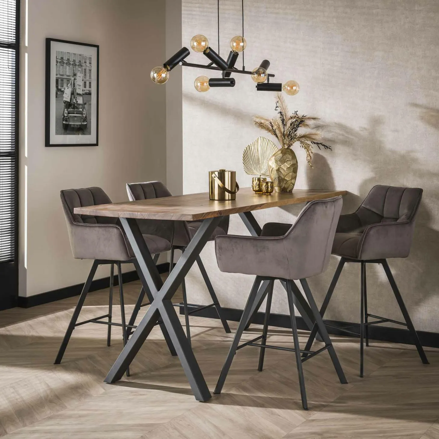 Nachtkastje Niche Acaciahout - Naturel - Loft24.nl