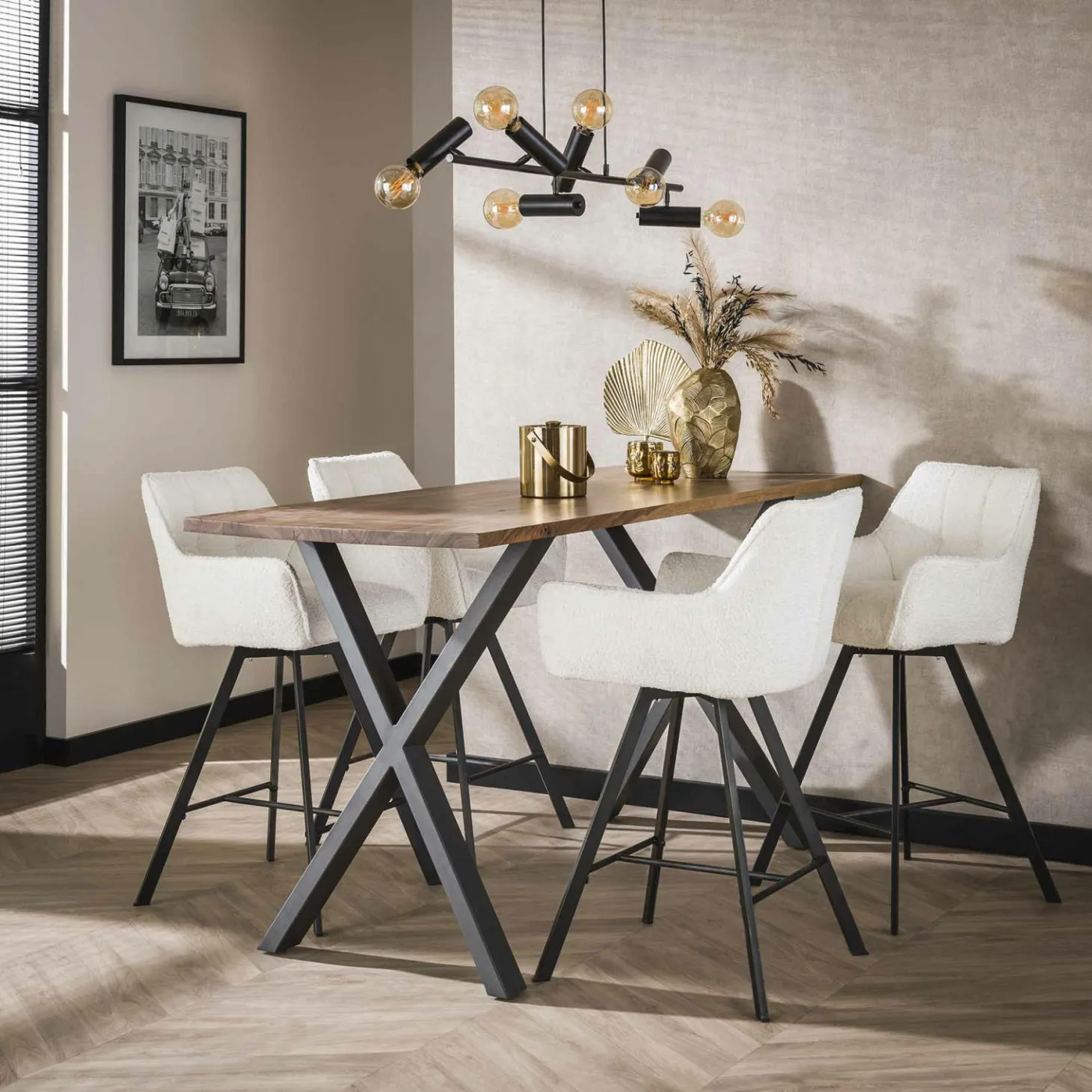 Nachtkastje Niche Acaciahout - Naturel - Loft24.nl