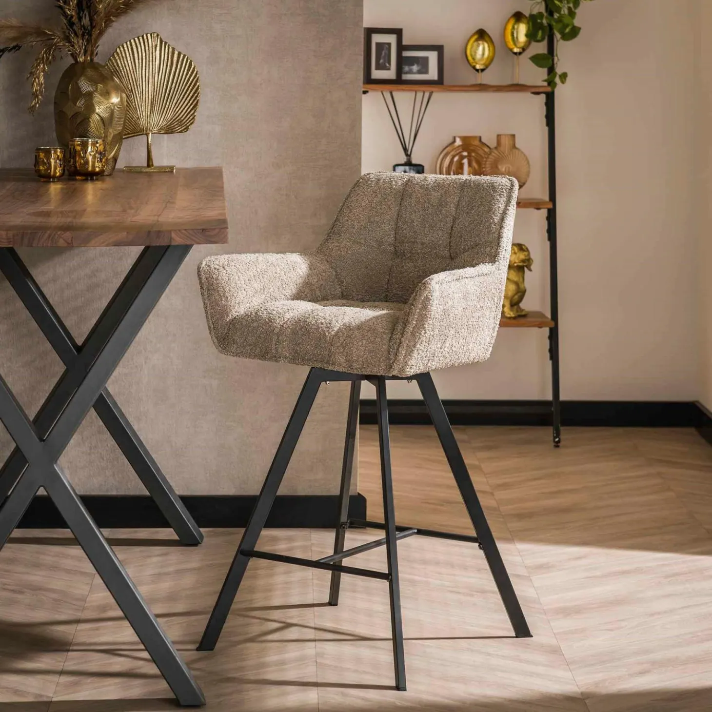 Nachtkastje Niche Acaciahout - Naturel - Loft24.nl