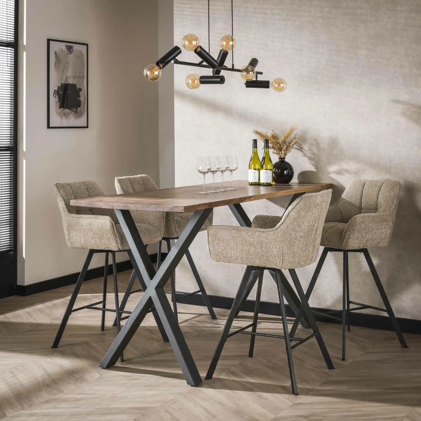 Nachtkastje Niche Acaciahout - Naturel - Loft24.nl