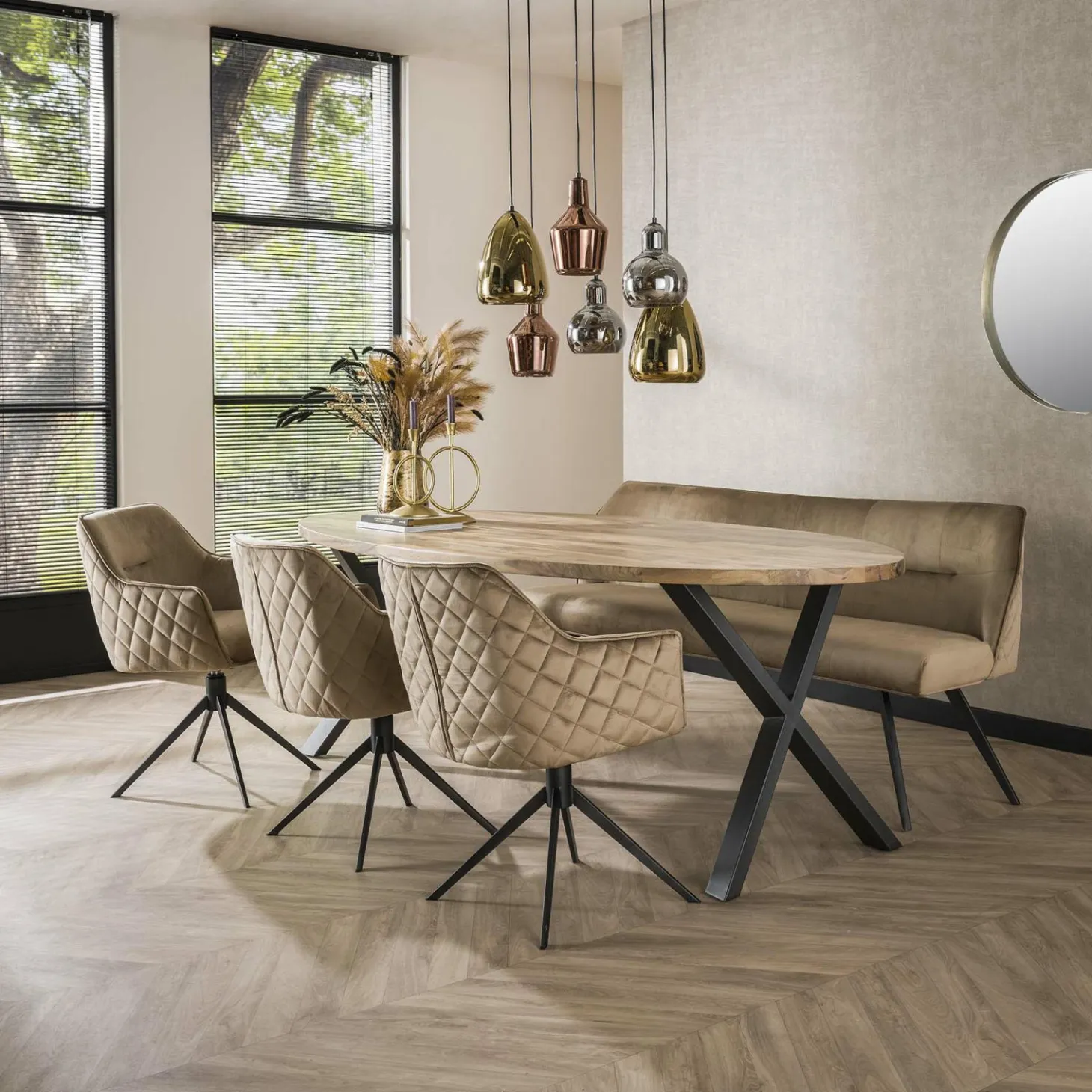 Nachtkastje Niche Acaciahout - Naturel - Loft24.nl