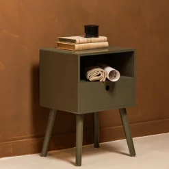 Nachtkastje Ozzy - Warm Groen - Loft24.nl