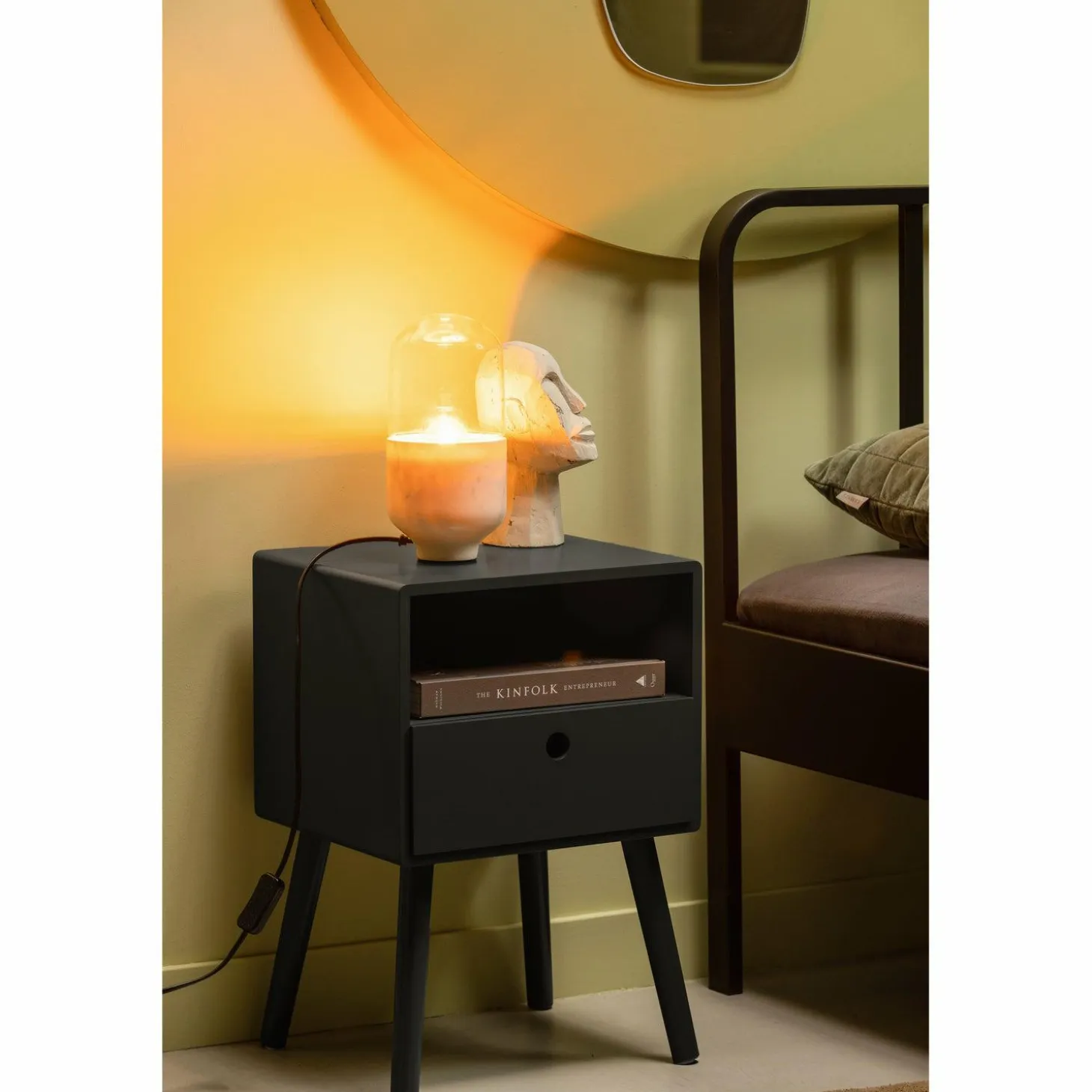 Nachtkastje Ozzy - Zwart - Loft24.nl