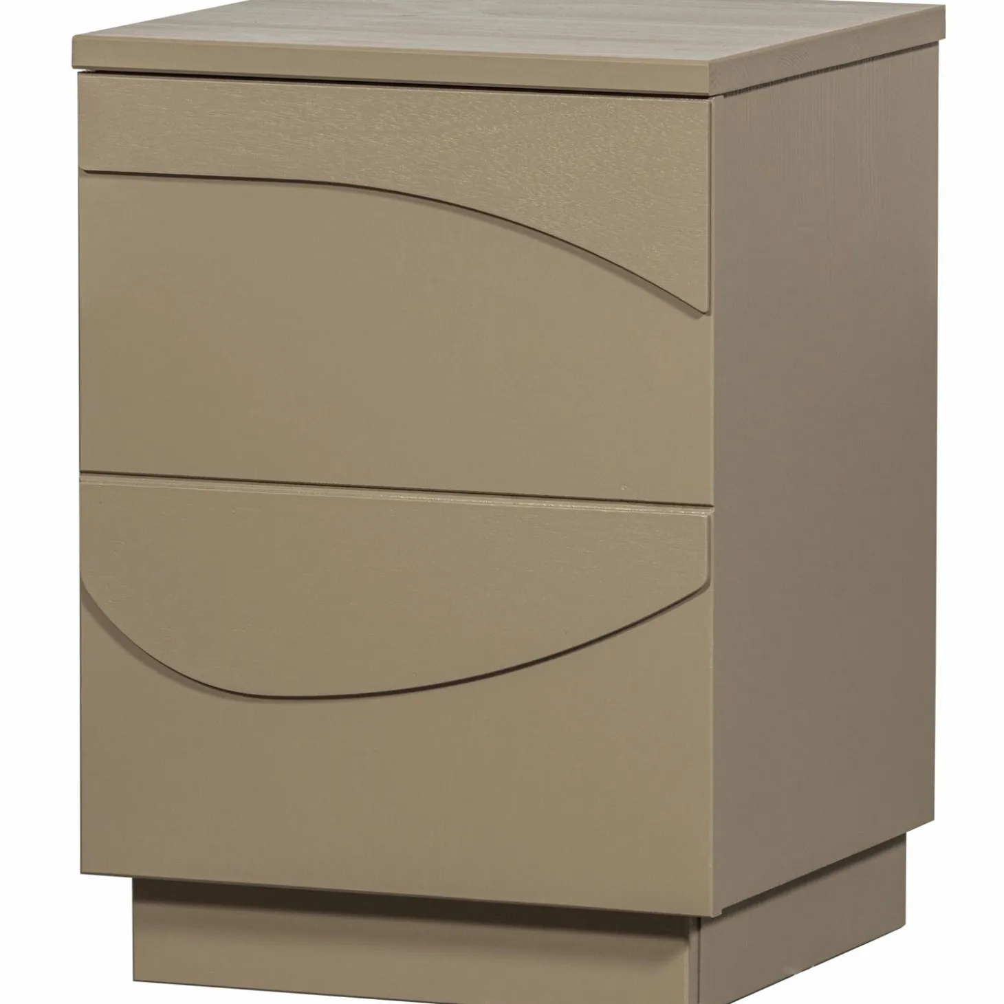 Nachtkastje Teo Grenenhout, kleur Mud - Loft24.nl