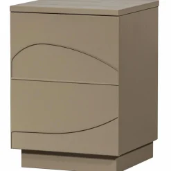 Nachtkastje Teo Grenenhout, kleur Mud - Loft24.nl