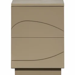 Nachtkastje Teo Grenenhout, kleur Mud - Loft24.nl
