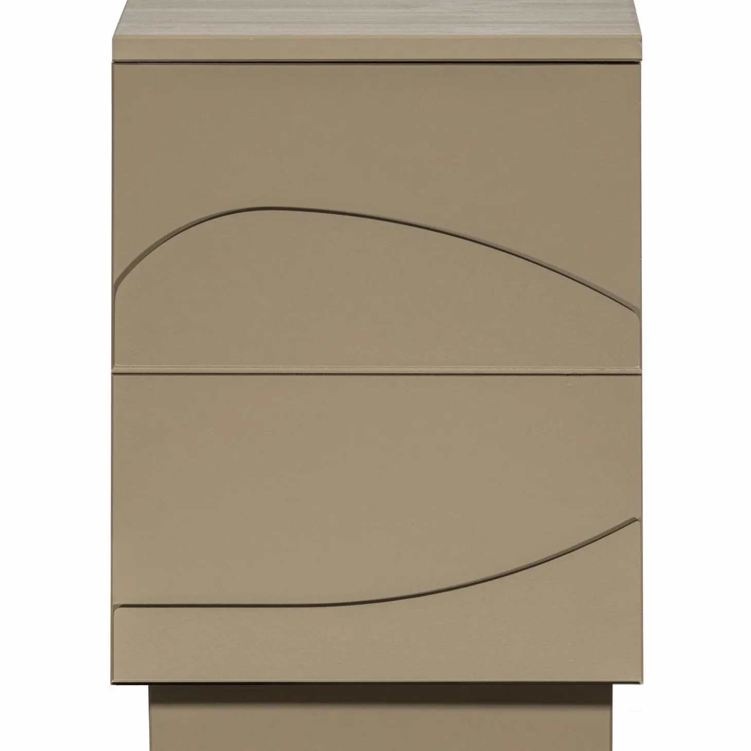 Nachtkastje Teo Grenenhout, kleur Mud - Loft24.nl