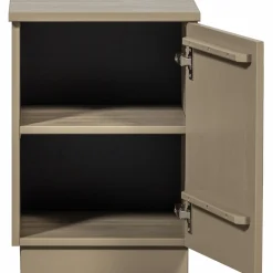 Nachtkastje Teo Grenenhout, kleur Mud - Loft24.nl