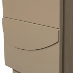 Nachtkastje Teo Grenenhout, kleur Mud - Loft24.nl