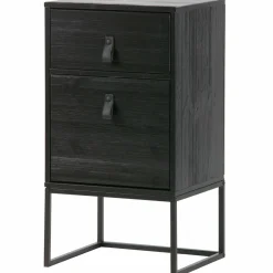 Nachtkastje Zola kleur Zwart - Loft24.nl