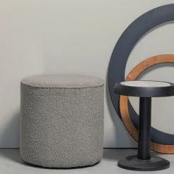 Nanne bijzettafel mango hout zwart met marmer top - Loft24.nl