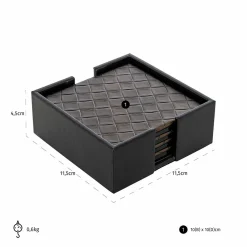 Onderzetter Yora Set van 4 stuks - Loft24.nl