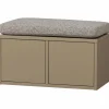 Opbergbank Turner Met kussen, 80cm, kleur Mud - Loft24.nl