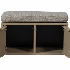 Opbergbank Turner Met kussen, 80cm, kleur Mud - Loft24.nl