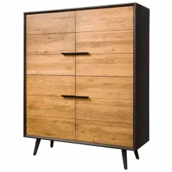 Opbergkast Bresso Eiken 160 x 130 cm - Loft24.nl