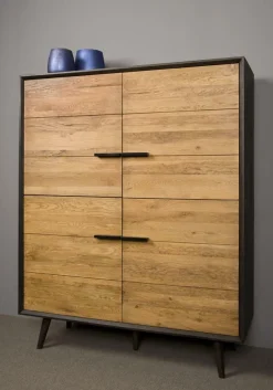 Opbergkast Bresso Eiken 160 x 130 cm - Loft24.nl