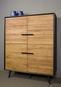 Opbergkast Bresso Eiken 160 x 130 cm - Loft24.nl