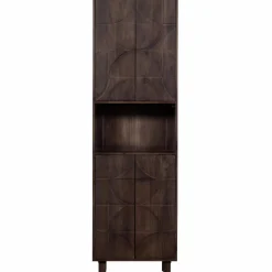 Opbergkast Draw Mangohout, 200 x 60cm, kleur Walnoot - Loft24.nl