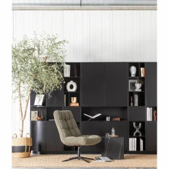 Opbergkast Finca Mat zwart, 210 x 40cm - Loft24.nl