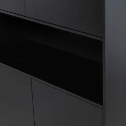 Opbergkast Finca Mat zwart, 210 x 110cm - Loft24.nl