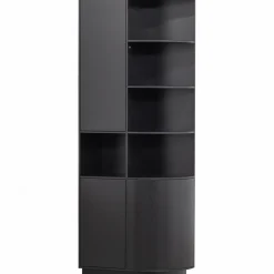 Opbergkast Finca Mat zwart, 210 x 78cm - Rechts - Loft24.nl