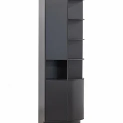 Opbergkast Finca Mat zwart, 210 x 78cm - Rechts - Loft24.nl