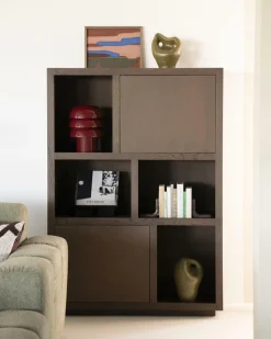 Opbergkast Helsinki Eikenhout 120 x 170 cm - Bruin - Loft24.nl