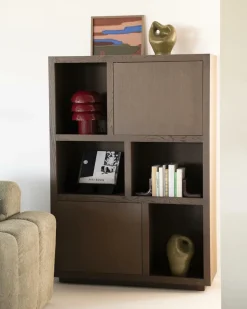 Opbergkast Helsinki Eikenhout 120 x 170 cm - Bruin - Loft24.nl