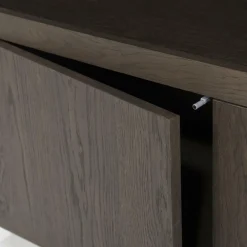 Opbergkast Helsinki Eikenhout 120 x 220 cm - Bruin - Loft24.nl