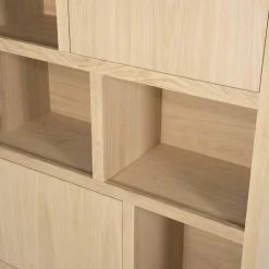 Opbergkast Helsinki Eikenhout 120 x 170 cm - Naturel - Loft24.nl