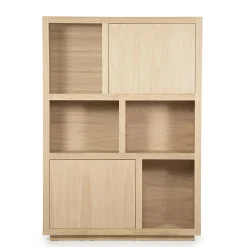 Opbergkast Helsinki Eikenhout 120 x 170 cm - Naturel - Loft24.nl