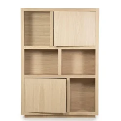 Opbergkast Helsinki Eikenhout 120 x 170 cm - Naturel - Loft24.nl