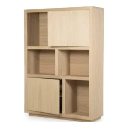 Opbergkast Helsinki Eikenhout 120 x 170 cm - Naturel - Loft24.nl