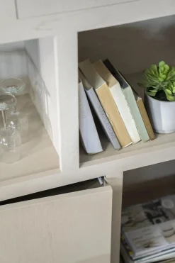 Opbergkast Helsinki Eikenhout 120 x 170 cm - Taupe - Loft24.nl