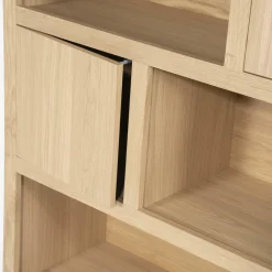 Opbergkast Helsinki Eikenhout 120 x 220 cm - Naturel - Loft24.nl