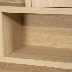 Opbergkast Helsinki Eikenhout 120 x 220 cm - Naturel - Loft24.nl