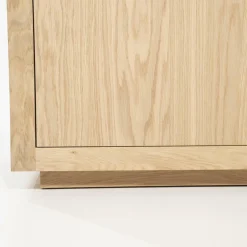 Opbergkast Helsinki Eikenhout 120 x 220 cm - Naturel - Loft24.nl